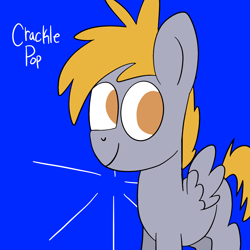 Size: 2000x2000 | Tagged: safe, artist:saveraedae, derpibooru import, crackle pop, the cart before the ponies, solo