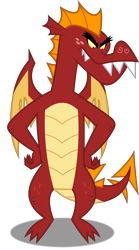 Size: 3341x6000 | Tagged: safe, artist:dashiesparkle, derpibooru import, garble, dragon, simple background, solo, teenaged dragon, transparent background, vector