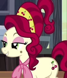 Size: 536x617 | Tagged: safe, derpibooru import, screencap, cherry jubilee, pony, the last roundup, cropped, lidded eyes