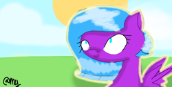 Size: 1560x784 | Tagged: safe, artist:pinkiscuuupcake, oc, oc only, oc:violetta, pony, deviantart muro, solo