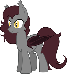 Size: 2695x2974 | Tagged: safe, artist:duskthebatpack, oc, oc only, oc:rewrite auriar, bat pony, pony, cute, simple background, slit eyes, solo, transparent background, vector