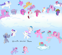 Size: 900x800 | Tagged: safe, artist:wrath-marionphauna, cloud climber, coconut grove, heart bright, island delight, star catcher, star flight, starsong, thistle whistle, g1, g3, aurora mist, cloud puff, daisy may, g1 to g4, g3 to g4, generation leap, hidden treasure, honolu-loo, mochanut, morning monarch, pearly pie, royal rose, silver glow, snow'el, snow'el ii, tira-mi-su, twilight pink, twinkle bloom, twirlerina, windy wisp