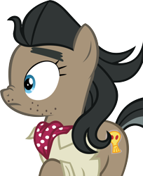 Size: 10141x12451 | Tagged: safe, artist:cyanlightning, doctor caballeron, pony, stranger than fan fiction, .svg available, absurd resolution, clothes, cosplay, costume, female, mare, scarf, simple background, solo, transparent background, unnamed pony, vector