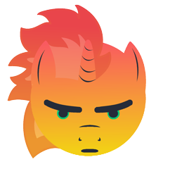 Size: 1500x1550 | Tagged: safe, artist:the barbaric brony, oc, oc only, oc:ember flare, pony, unicorn, angry, ears, emoji, face, facebook, facebook reactions, green eyes, horn, male, meme, parody, reaction, simple background, solo, stallion, transparent background