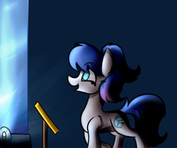 Size: 2052x1709 | Tagged: safe, artist:nekro-led, oc, oc only, oc:glass tapper, earth pony, pony, aquarium, lights, solo