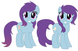 Size: 649x432 | Tagged: safe, artist:berrypunchrules, derpibooru import, oc, oc only, oc:wander, base used, comparison, next generation, parent:indigo wreath, parent:mystery mint, parents:wreathymint, simple background, transparent background