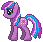 Size: 43x42 | Tagged: safe, artist:katcombs, twilight twinkle, g3, base used, g3 to g4, generation leap, pixel art, simple background, solo, transparent background