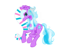 Size: 1024x821 | Tagged: safe, artist:the-pony-project, g3, g3 to g4, generation leap, solo, toboggan (g3)