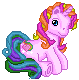 Size: 79x80 | Tagged: safe, artist:katcombs, rarity (g3), g3, base used, pixel art, simple background, solo, transparent background