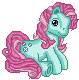 Size: 79x80 | Tagged: safe, artist:katcombs, minty, g3, base used, pixel art, simple background, solo, transparent background