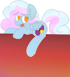 Size: 1398x1544 | Tagged: safe, artist:moonydusk, oc, oc only, oc:astral knight, pegasus, pony, inside joke, solo, space, tongue out