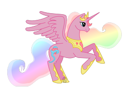 Size: 2964x2056 | Tagged: safe, artist:anscathmarcach, rarity (g3), alicorn, pony, g3, alicornified, g3 to g4, generation leap, princess rarity, race swap, simple background, solo, transparent background