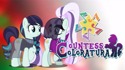 Size: 8000x4500 | Tagged: safe, artist:jhayarr23, coloratura, earth pony, pony, the mane attraction, absurd resolution, clothes, countess coloratura, duality, female, mare, raised hoof, rara, vector