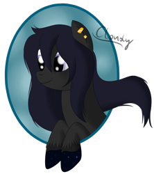 Size: 2000x2250 | Tagged: safe, artist:cloudy95, oc, oc only, oc:moon aura, earth pony, pony, female, mare, simple background, solo, transparent background