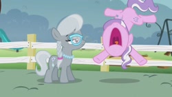 Size: 1920x1080 | Tagged: safe, screencap, diamond tiara, silver spoon, pony, crusaders of the lost mark, nose in the air, unamused, volumetric mouth, yelling