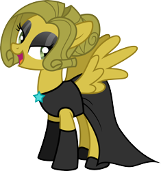 Size: 2812x2992 | Tagged: safe, artist:topas-art, oc, oc only, oc:escuda, pegasus, pony, clothes, dress, female, mare, simple background, solo, transparent background