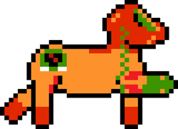 Size: 400x290 | Tagged: safe, artist:starry mind, metroid, ms paint, pixel art, samus aran, solo