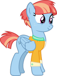 Size: 2000x2663 | Tagged: safe, artist:charity-rose, windy whistles, pegasus, pony, clothes, female, mare, simple background, solo, transparent background, vector