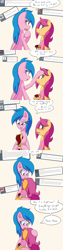 Size: 1000x4000 | Tagged: safe, artist:jake heritagu, firefly, scootaloo, oc, oc:lightning blitz, pegasus, pony, comic:ask motherly scootaloo, ask, baby, baby pony, colt, comic, crying, dialogue, feels, female, grandmother and grandchild, holding a pony, male, mother and child, mother and daughter, motherly scootaloo, offspring, older, older scootaloo, parent and child, parent:rain catcher, parent:scootaloo, parents:catcherloo, scootaloo's mother, speech bubble, sweatshirt, tumblr