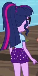 Size: 166x328 | Tagged: safe, screencap, sci-twi, twilight sparkle, equestria girls, legend of everfree, ass, cropped, female, solo, twibutt