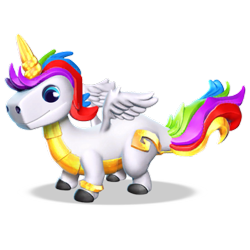 Size: 693x693 | Tagged: safe, alicorn, dragon, pony, barely pony related, dragon mania legends, rainbow hair, ring, simple background, solo, transparent background, vector