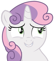 Size: 3153x3600 | Tagged: safe, artist:sketchmcreations, sweetie belle, pony, forever filly, grin, nervous, nervous grin, nervous laugh, simple background, smiling, solo, transparent background, vector