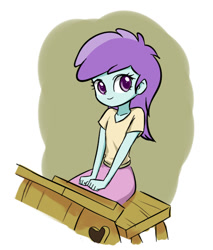 Size: 511x600 | Tagged: safe, artist:twilite-sparkleplz, liza doolots, petunia, tootsie flute, equestria girls, clothes, cute, desk, equestria girls-ified, female, moe, sitting, skirt, solo