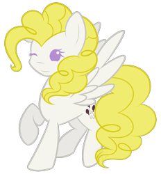 Size: 2953x3177 | Tagged: safe, artist:snowbunny0820, surprise, high res, one eye closed, raised hoof, simple background, solo, transparent background, vector, wink