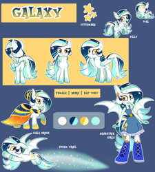 Size: 2269x2524 | Tagged: safe, artist:owlity, oc, oc only, oc:wistful galaxy, bat pony, pony, equestria girls, clothes, dress, equestria girls-ified, female, gala dress, mare, ponied up, reference sheet, solo