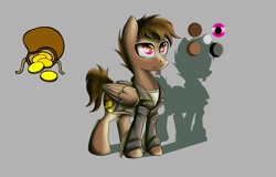 Size: 1116x716 | Tagged: safe, artist:elmutanto, oc, oc only, oc:maverick skye, pegasus, pony, clothes, colt, equestria girls ponified, jacket, male, ponified, reference sheet