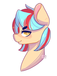 Size: 1536x2048 | Tagged: safe, artist:mentalphase, oc, oc only, earth pony, pony, bust, colored pupils, female, looking at you, mare, portrait, simple background, solo, transparent background