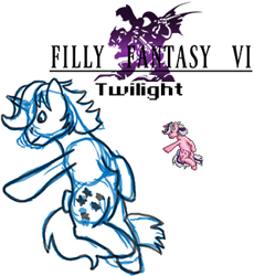 Size: 298x324 | Tagged: safe, artist:rydelfox, twilight, g1, filly fantasy vi, pixel art, solo, sprite