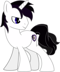 Size: 3000x3597 | Tagged: safe, artist:barrfind, oc, oc only, oc:barrfind, pony, unicorn, simple background, solo, transparent background, vector