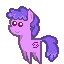 Size: 128x128 | Tagged: safe, artist:pixelanon, pony, cancer (horoscope), female, mare, pixel art, pointy ponies, simple background, solo, transparent background, zodiac