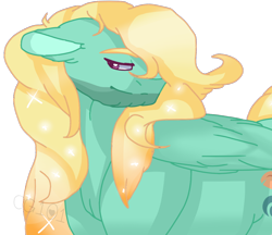 Size: 1024x886 | Tagged: safe, artist:cutegir101, zephyr breeze, pony, alternate hairstyle, simple background, solo, transparent background