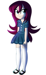 Size: 1024x1676 | Tagged: safe, artist:wubcakeva, oc, oc only, oc:rosalie, equestria girls, clothes, equestria girls-ified, female, simple background, solo, transparent background