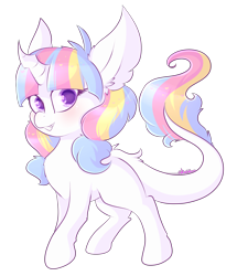 Size: 2422x2818 | Tagged: safe, artist:ashee, oc, oc only, oc:lorelei, pony, unicorn, cute, solo