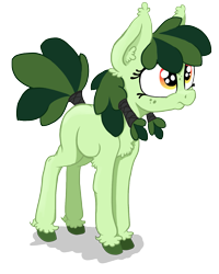 Size: 1253x1568 | Tagged: safe, artist:paskanaakka, derpibooru exclusive, oc, oc only, oc:sweetleaf, pony, chest fluff, colored hooves, ear fluff, female, filly, freckles, simple background, solo, tail wrap, transparent background, unshorn fetlocks
