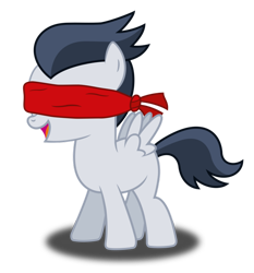 Size: 658x706 | Tagged: safe, artist:meandmyideas, edit, rumble, pegasus, pony, blindfold, colt, male, simple background, solo, transparent background, vector