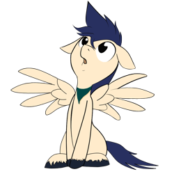 Size: 1000x1000 | Tagged: safe, artist:fajnyziomal, oc, oc only, pegasus, pony, cute, finished commission, floppy ears, simple background, solo, transparent background