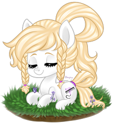 Size: 3249x3577 | Tagged: safe, artist:kaikururu, oc, oc only, oc:lilac, butterfly, pony, grass, simple background, solo, transparent background