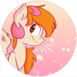 Size: 2048x2048 | Tagged: safe, artist:vanillashineart, oc, oc only, oc:vanilla shine, pegasus, pony, female, heart eyes, high res, mare, solo, wingding eyes