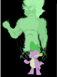 Size: 976x1320 | Tagged: safe, artist:php63, spike, dragon, glowing eyes, solo