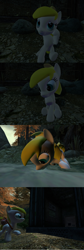 Size: 1400x4184 | Tagged: safe, artist:soad24k, oc, oc only, oc:chipper leaf, earth pony, pony, 3d, cyoa, cyoa:filly adventure, female, filly, gmod