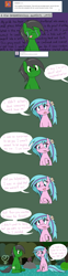 Size: 1280x5145 | Tagged: safe, artist:hummingway, oc, oc only, oc:feather hummingway, oc:swirly shells, absurd resolution, ask-humming-way, dialogue, tumblr, tumblr comic