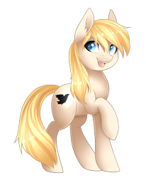 Size: 2018x2447 | Tagged: safe, artist:scarlet-spectrum, oc, oc only, oc:sunrise flare, earth pony, pony, commission, female, mare, open mouth, raised hoof, simple background, solo, transparent background