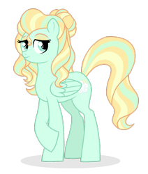 Size: 920x1084 | Tagged: safe, artist:unoriginai, oc, oc only, oc:misty gale, pony, cute, female, mare, offspring, parent:vapor trail, parent:zephyr breeze, parents:zephyrtrail, simple background, solo, transparent background