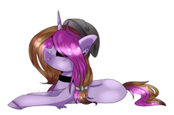 Size: 1024x676 | Tagged: safe, artist:glitterskies2808, oc, oc only, oc:symphony diamond, pony, unicorn, female, mare, prone, simple background, solo, transparent background