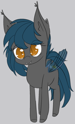 Size: 824x1368 | Tagged: safe, artist:tilling-tan, oc, oc only, oc:speck, bat pony, pony, solo