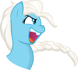 Size: 7158x6439 | Tagged: safe, artist:gray-gold, artist:mickeymonster, pony, .svg available, absurd resolution, disney, elsa, frozen (movie), ponified, simple background, solo, transparent background, vector, vector trace